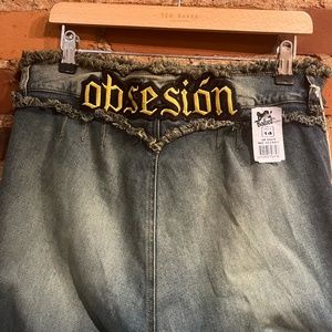 LIMITED EDITION BODY BY UCHIS - Bootcut Baby Denim Pants - Desert Rose